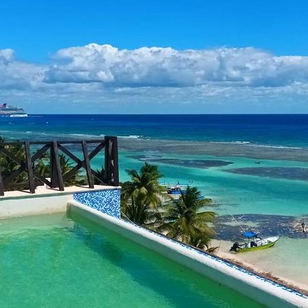 Hotel Blue Reef Frente Al Mar Mahahual Ngoại thất bức ảnh