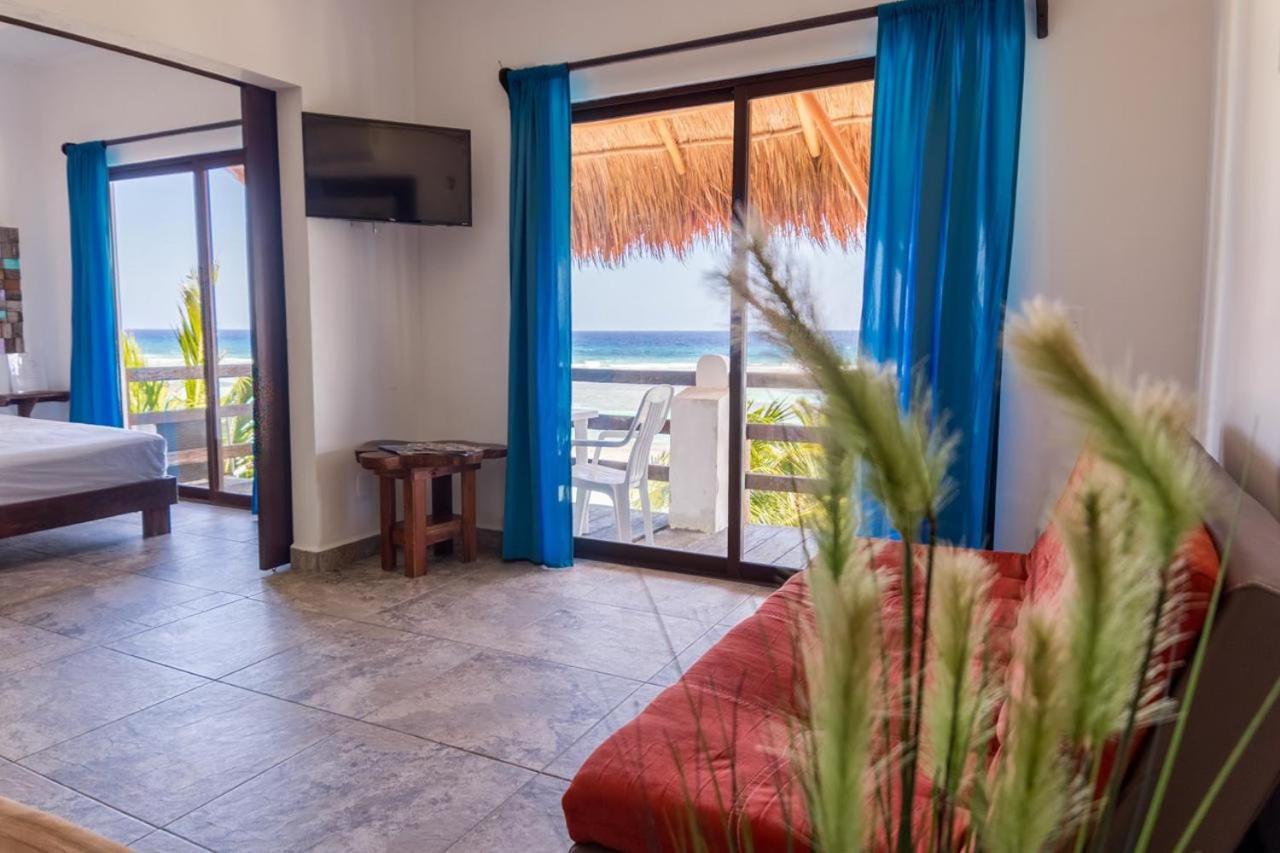 Hotel Blue Reef Frente Al Mar Mahahual Ngoại thất bức ảnh