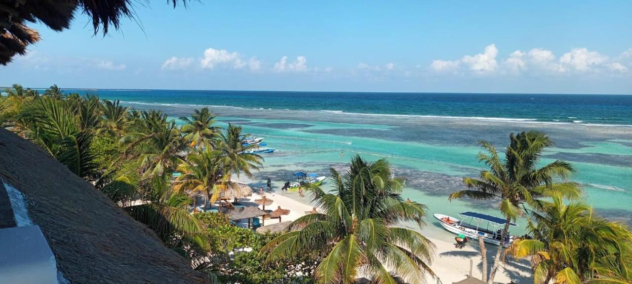 Hotel Blue Reef Frente Al Mar Mahahual Ngoại thất bức ảnh