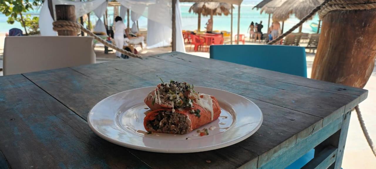 Hotel Blue Reef Frente Al Mar Mahahual Ngoại thất bức ảnh