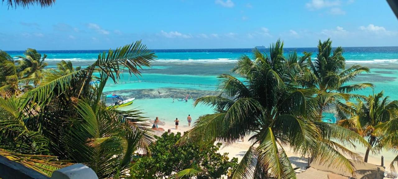 Hotel Blue Reef Frente Al Mar Mahahual Ngoại thất bức ảnh