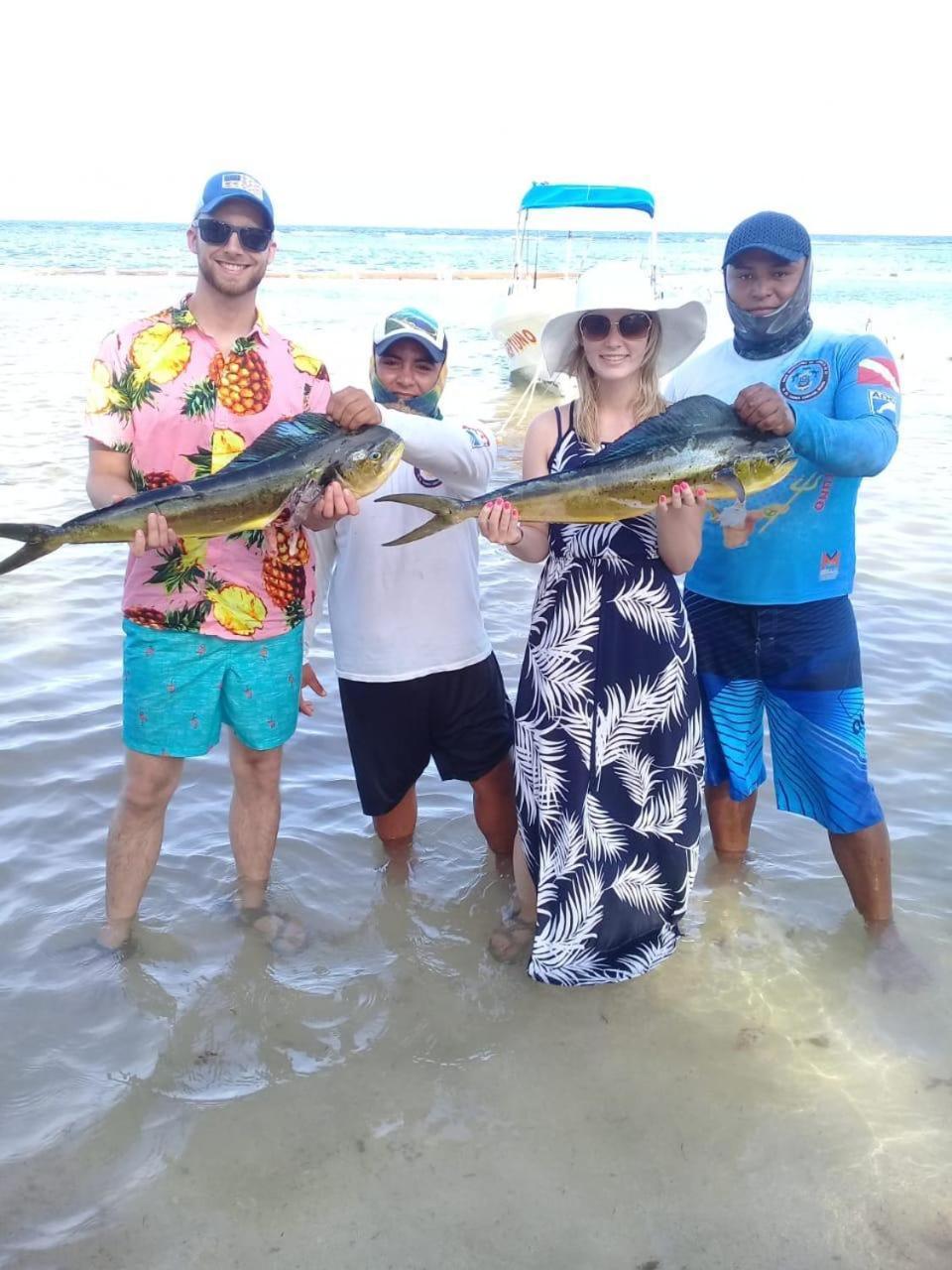 Hotel Blue Reef Frente Al Mar Mahahual Ngoại thất bức ảnh