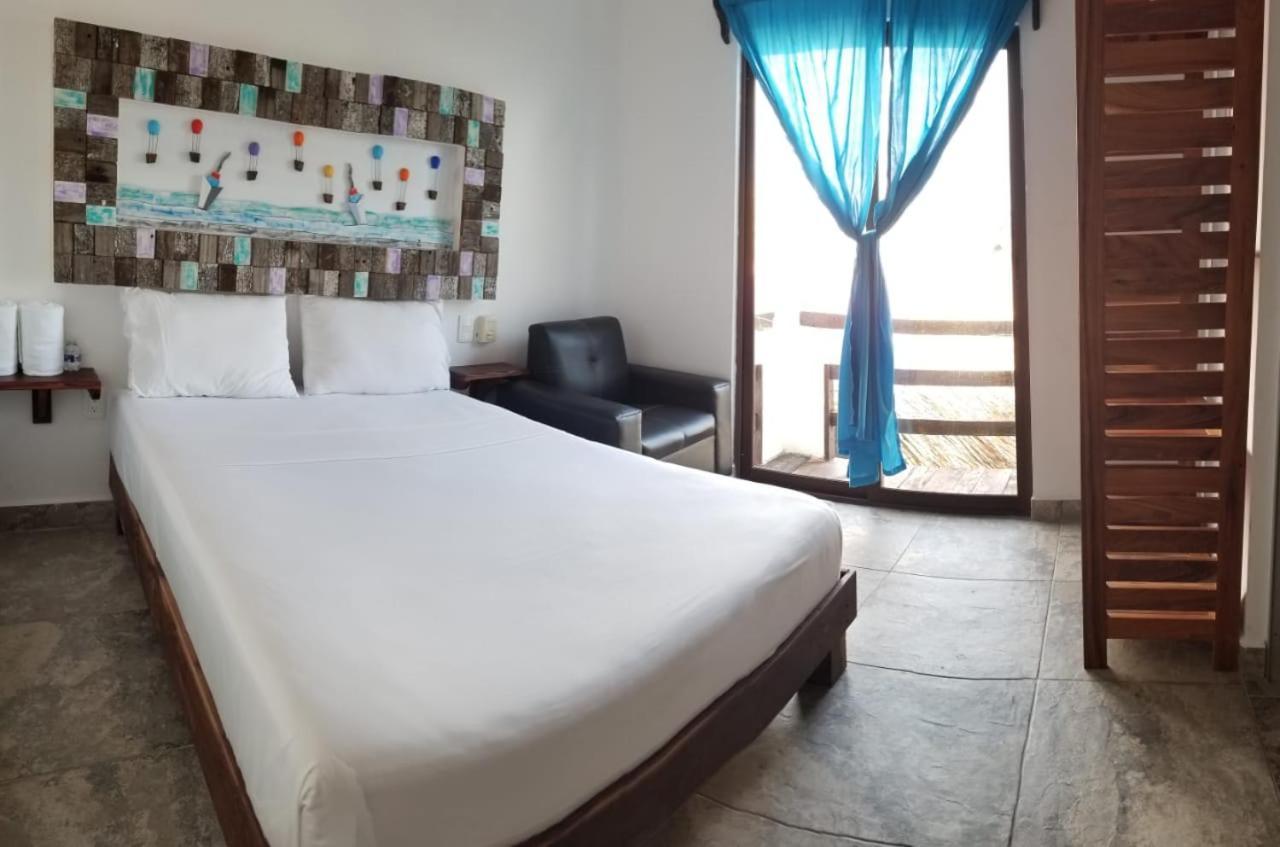 Hotel Blue Reef Frente Al Mar Mahahual Ngoại thất bức ảnh