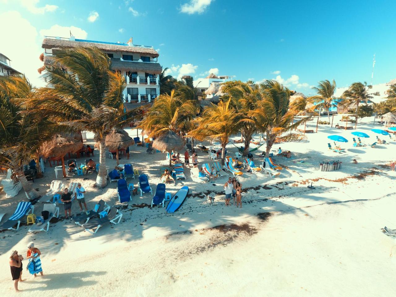Hotel Blue Reef Frente Al Mar Mahahual Ngoại thất bức ảnh