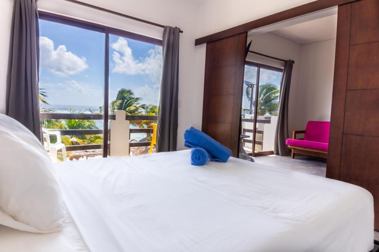 Hotel Blue Reef Frente Al Mar Mahahual Ngoại thất bức ảnh